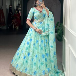 Beauty Of Tradition With Silk lehenga