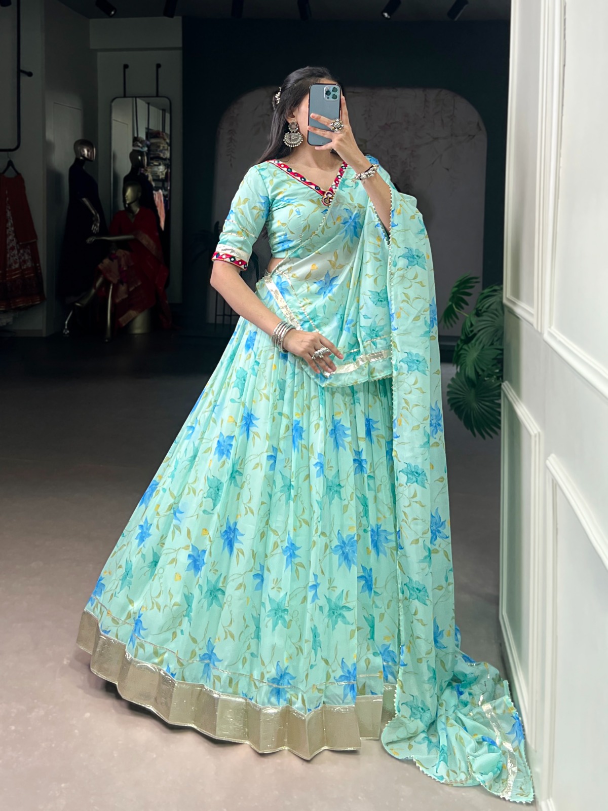 Beauty Of Tradition With Silk lehenga